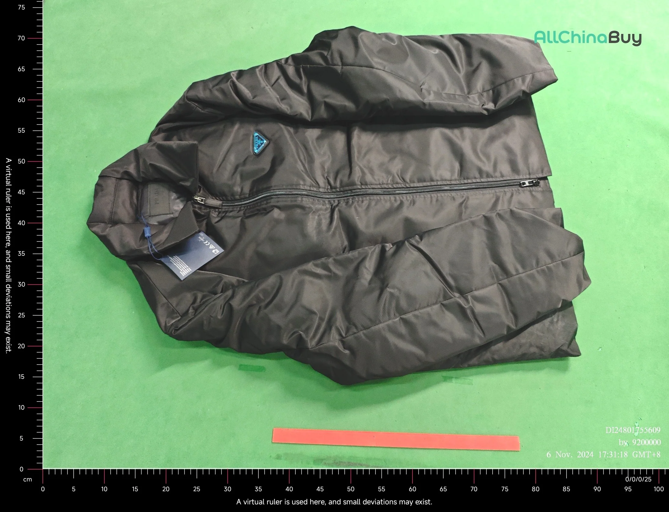 Prada Bomber Jacket Black - Image 3