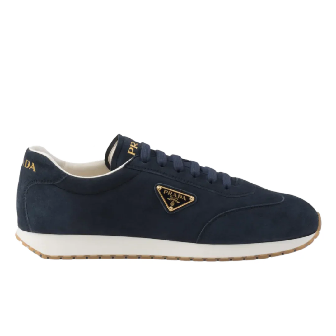 Prada Sueve Sneaker Navy Blue