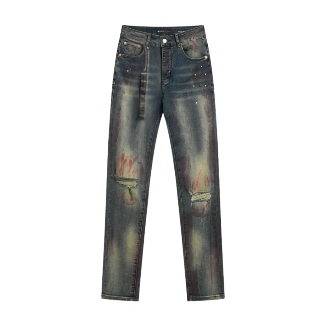 Purple Jeans Bloody Look