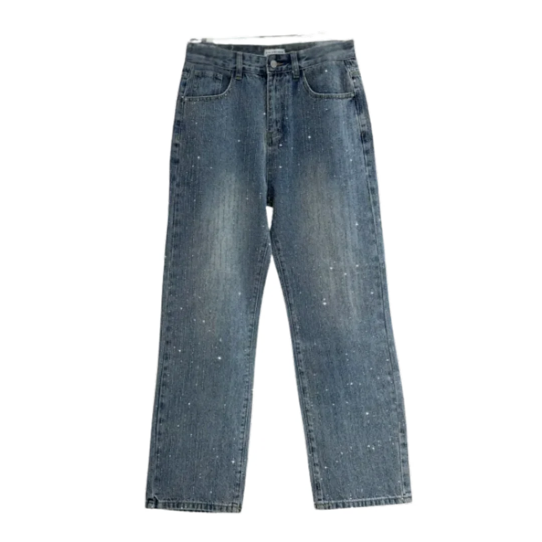 Purple Jeans Cristallic Look