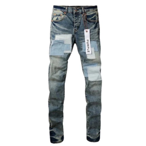 Purple Jeans White