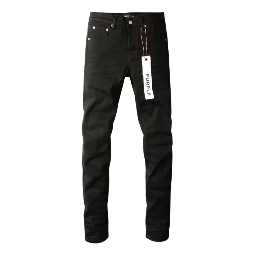 Purple Skinny Jeans Black