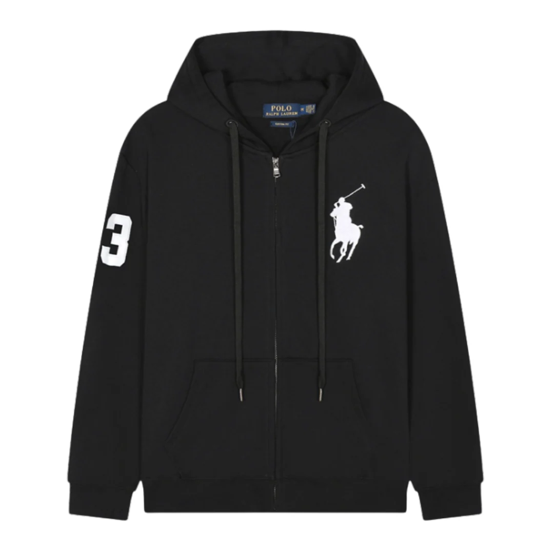 Ralph Lauren Big Rider 3 Zipper Black