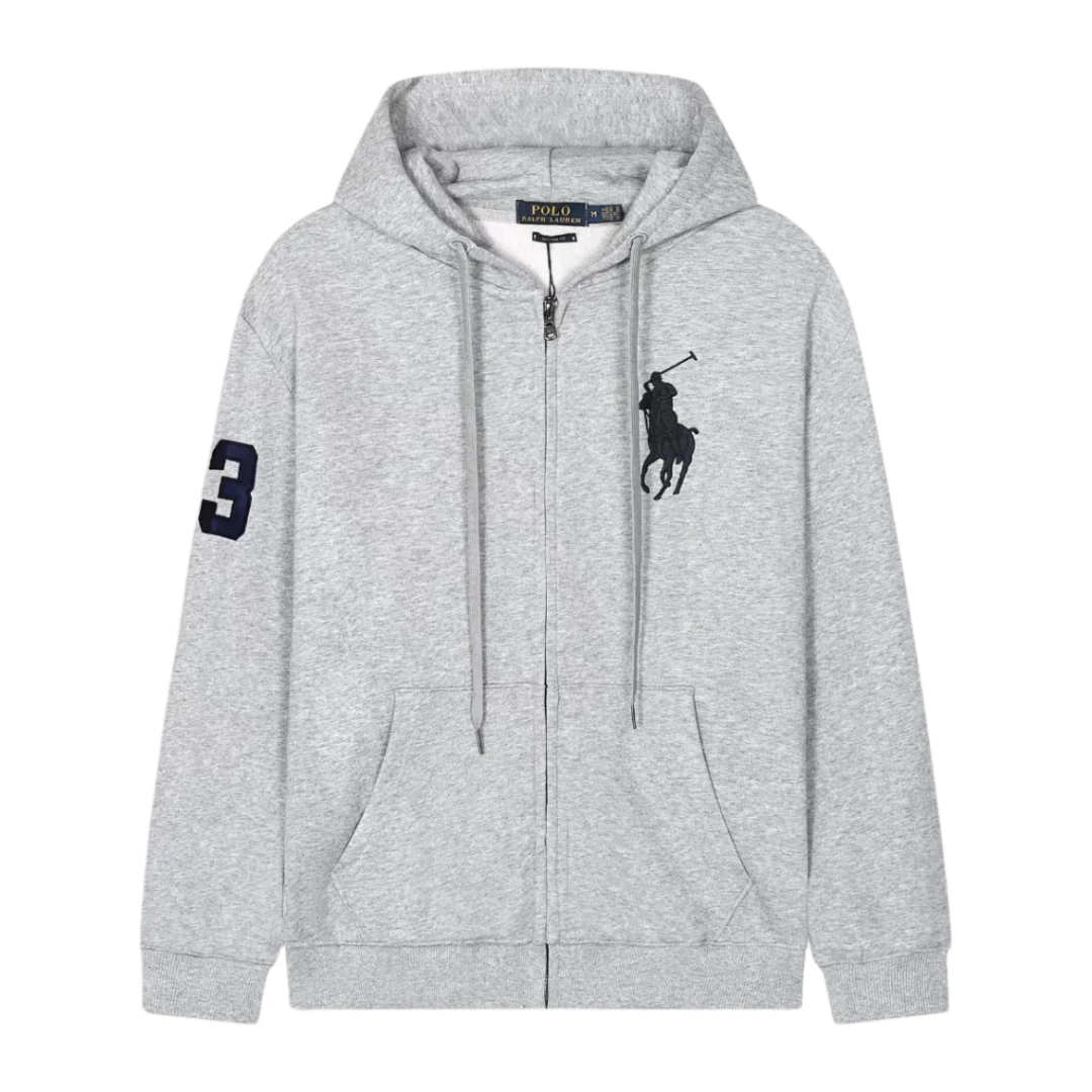 Ralph Lauren Big Rider 3 Zipper Grey