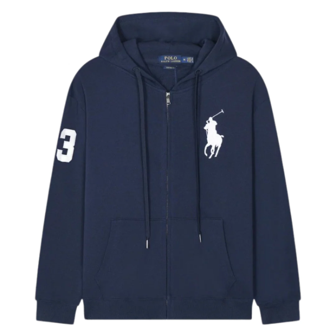 Ralph Lauren Big Rider Zipper Blue