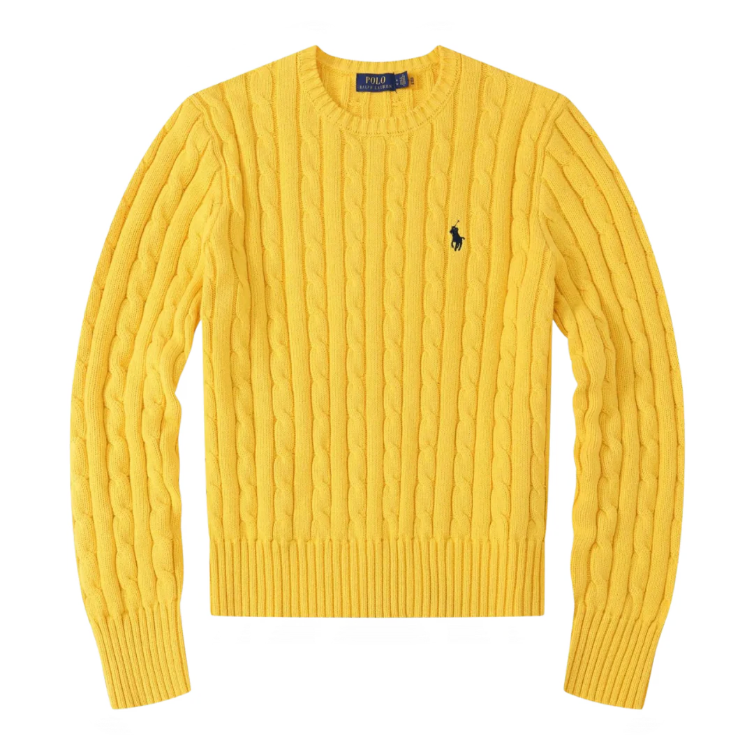 Ralph Lauren Cable Knit Sweater Yellow
