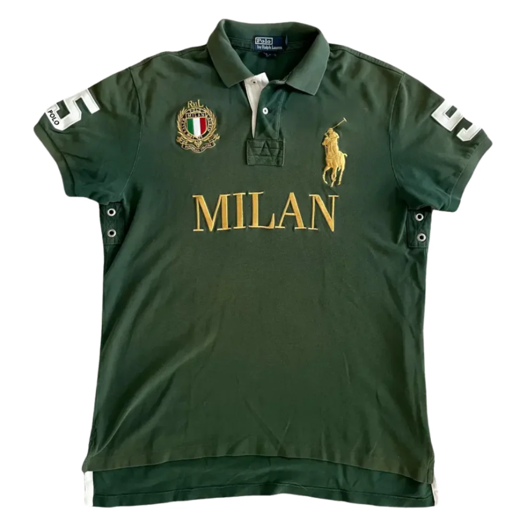 Ralph Lauren Chief Keef 5 Milan Polo Shirt Green