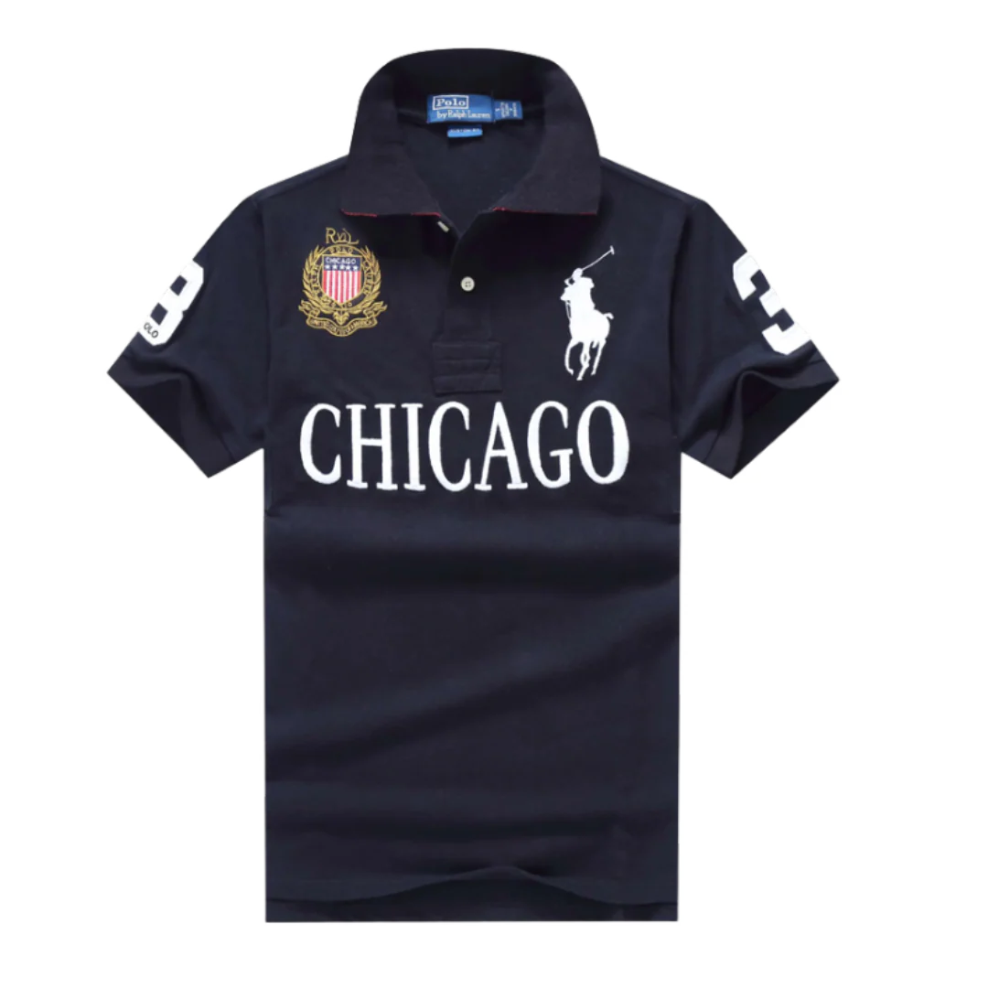Ralph Lauren Chief Keef Chicago Polo Shirt Blue
