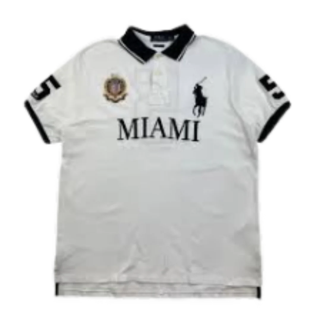 Ralph Lauren Chief Keef Dubai Polo Shirt White