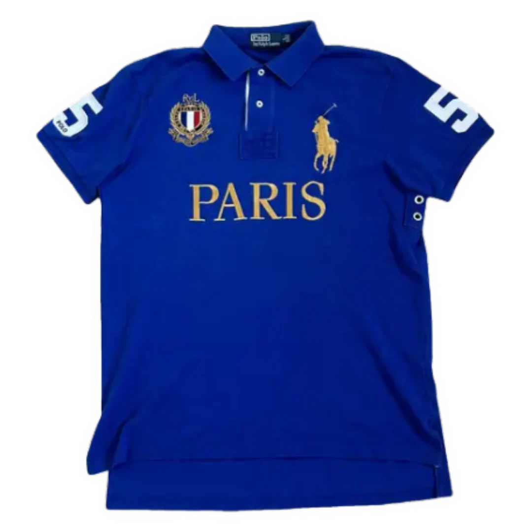 Ralph Lauren Chief Keef Paris Polo Shirt Blue