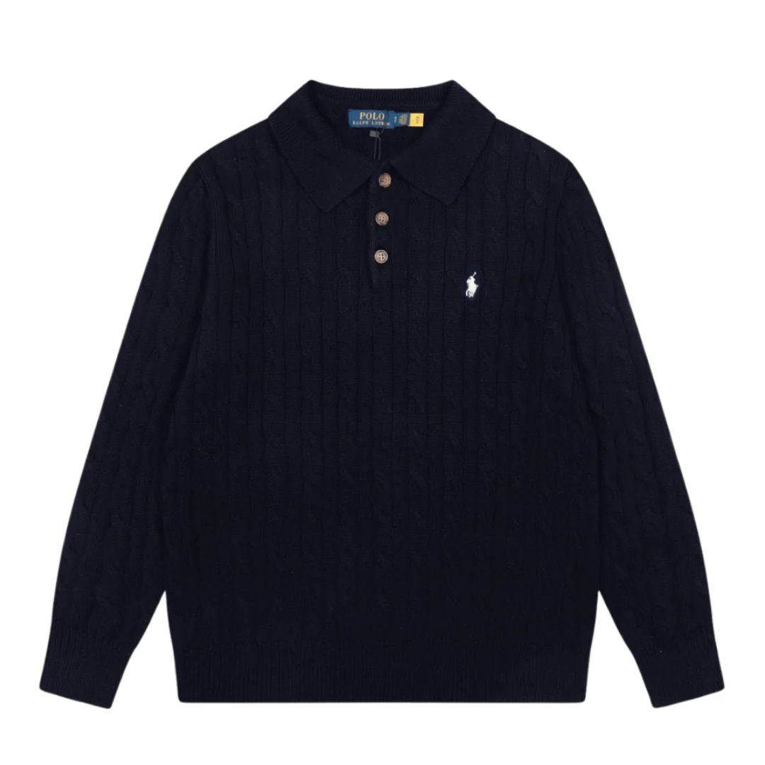 Ralph Lauren Crewneck Knit Sweater Navy Blue