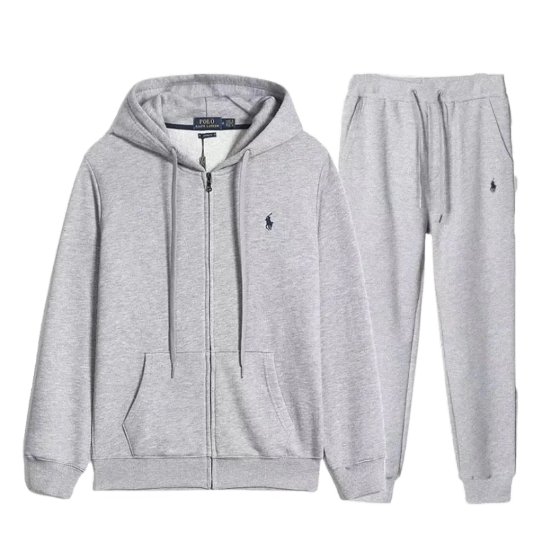 Ralph Lauren Fleece Tracksuit Grey