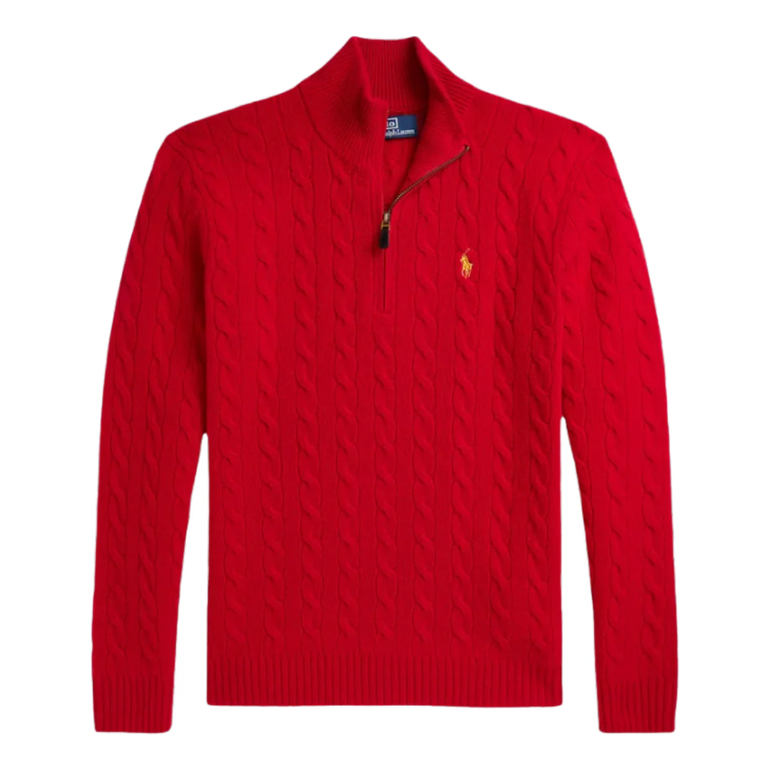 Ralph Lauren Halfzip Red