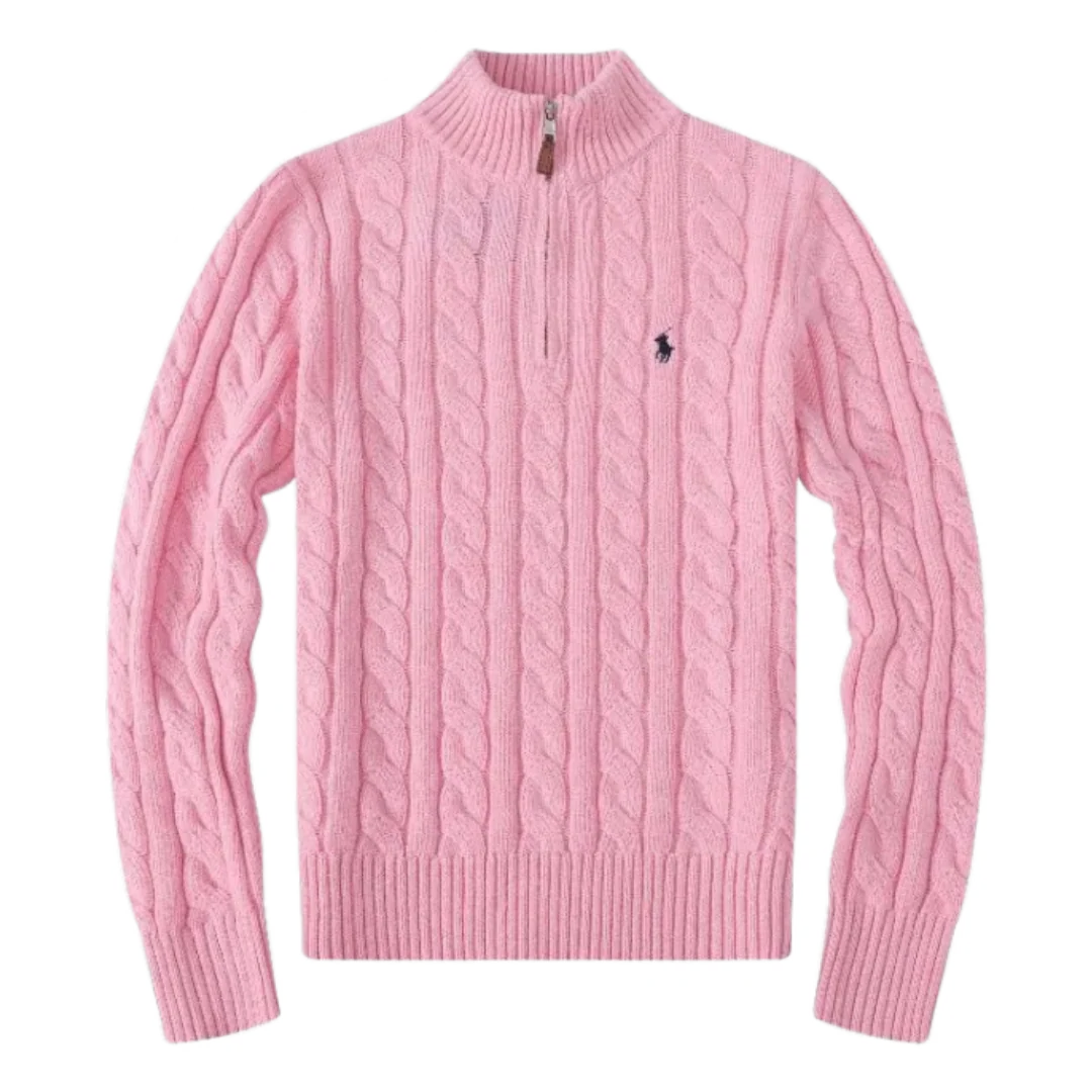 Ralph Lauren Knit Halfzip Pink