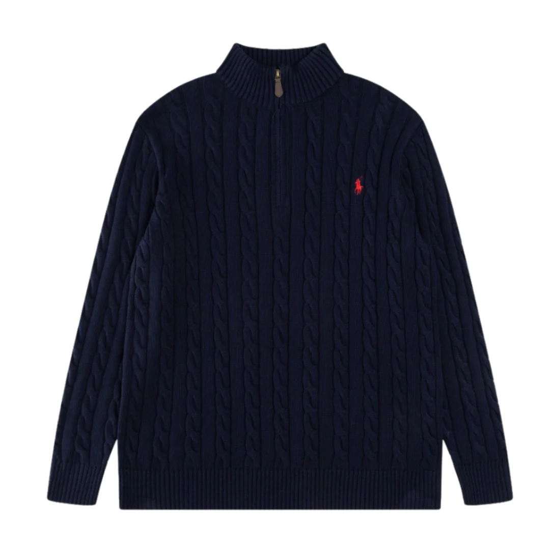 Ralph Lauren Knit Halfzip Sweater Blue