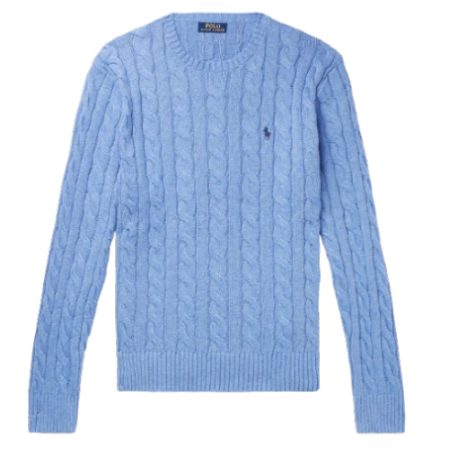 Ralph Lauren Knit Sweater Baby Blue