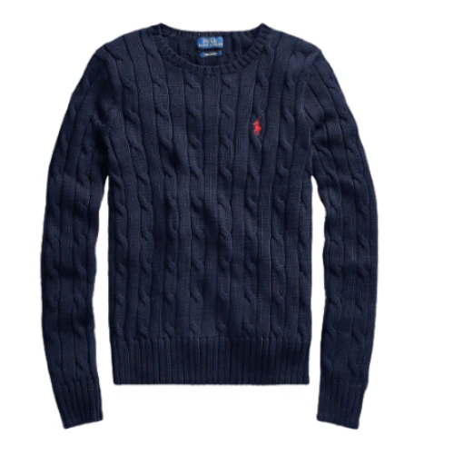 Ralph Lauren Knit Sweater Navy Blue