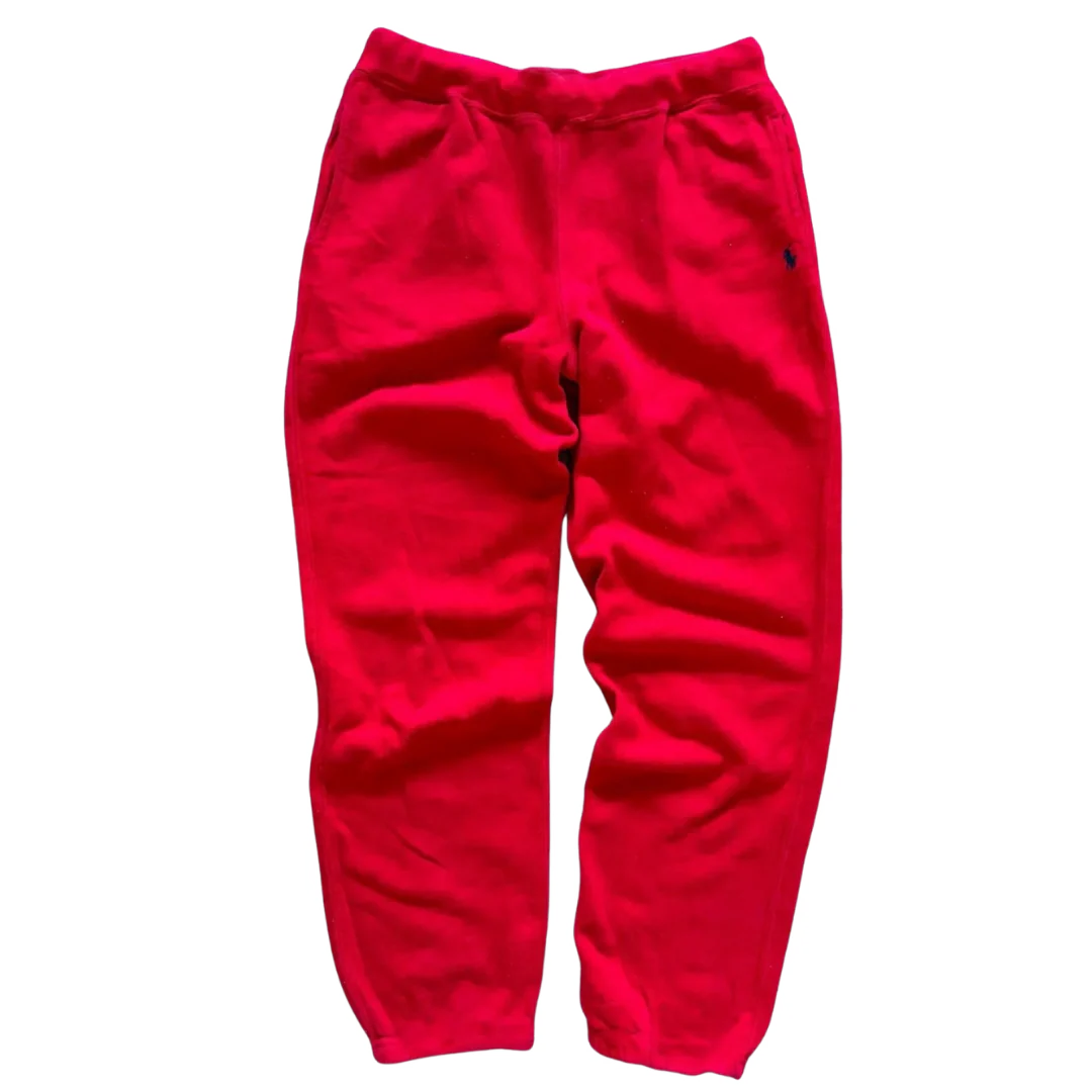 Ralph Lauren Open Leg Sweatpants Red