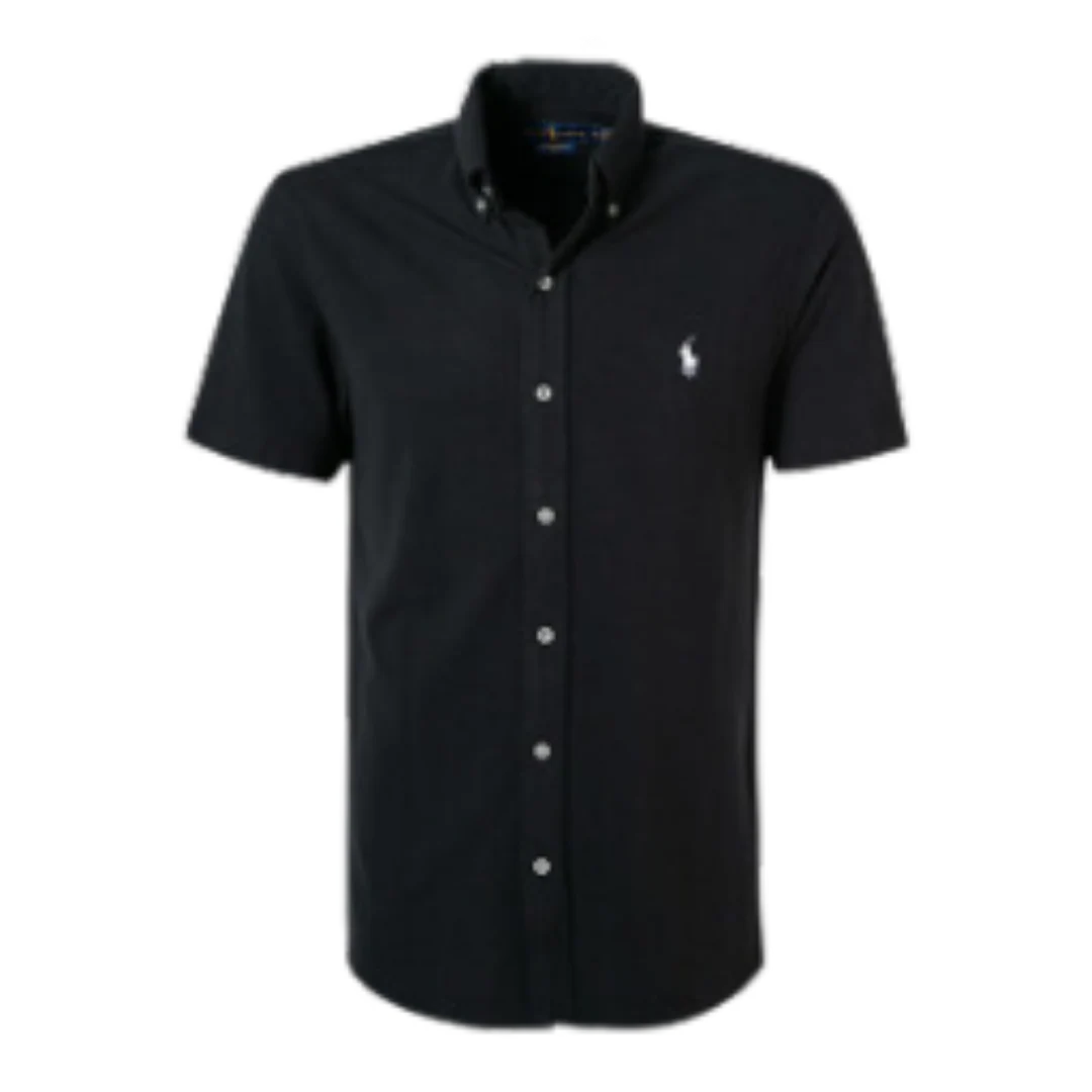 Ralph Lauren Oxford Featherweight Mesh Shirt Black