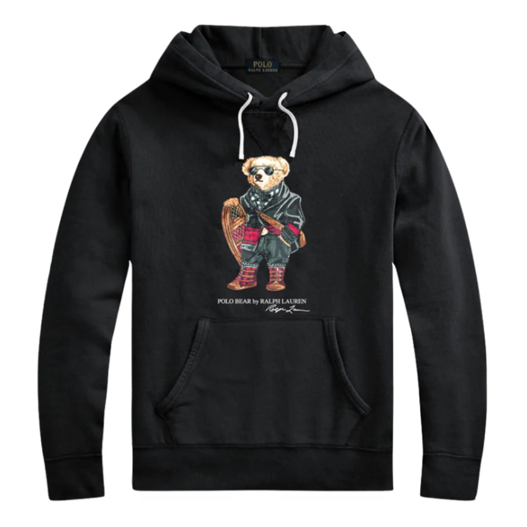 Ralph Lauren Polo Bear Hoodie Black