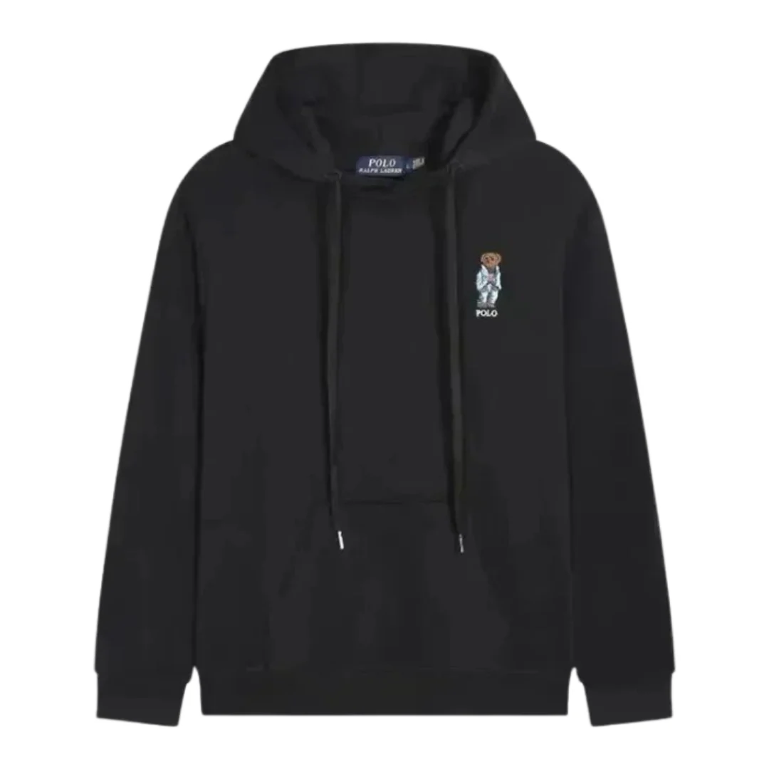 Ralph Lauren Polo Bear Hoodie Black