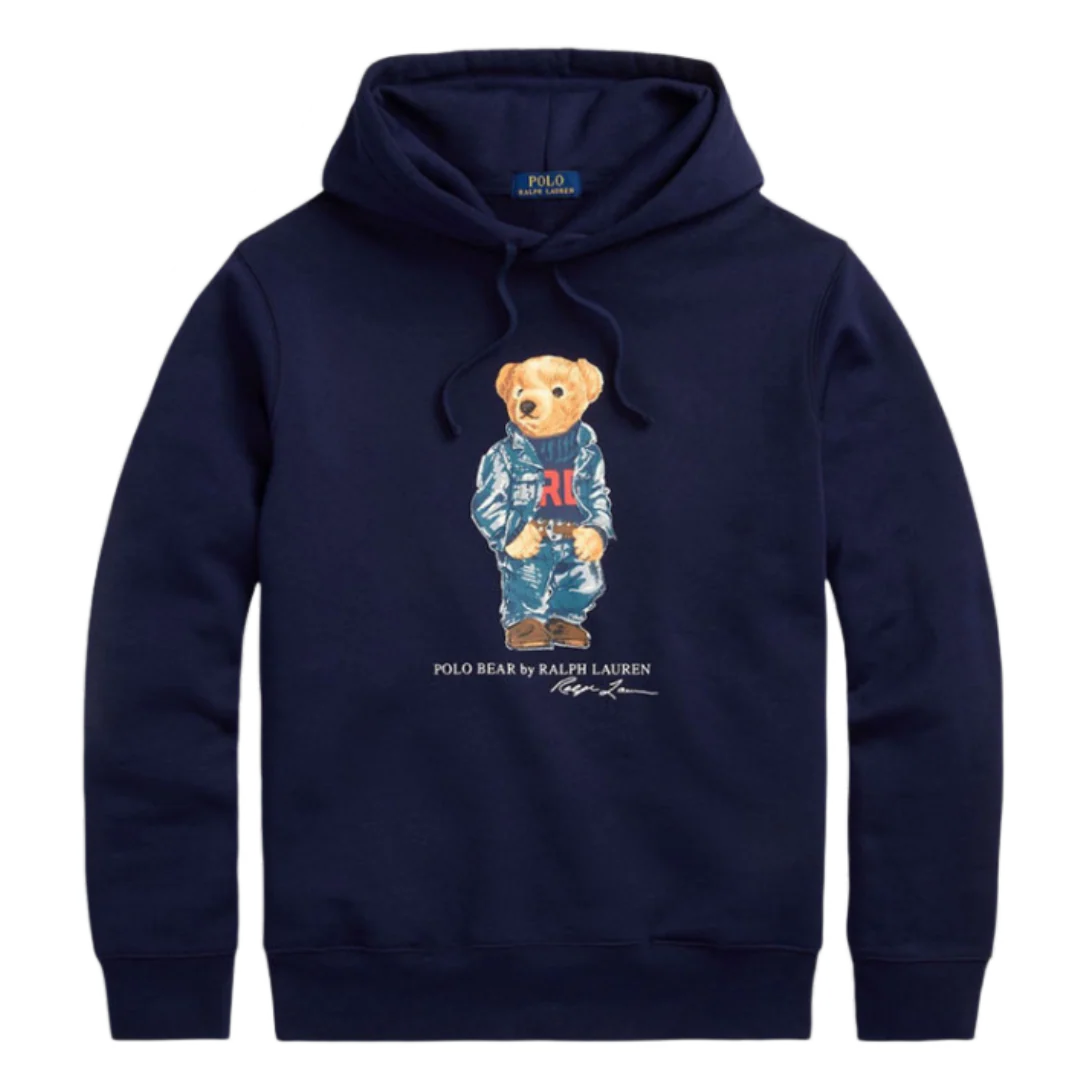 Ralph Lauren Polo Bear Hoodie Blue