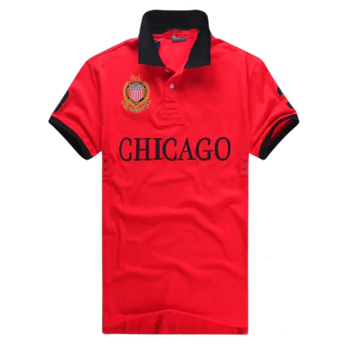 Ralph Lauren Polo Shirt Chief Keef Chicago Red