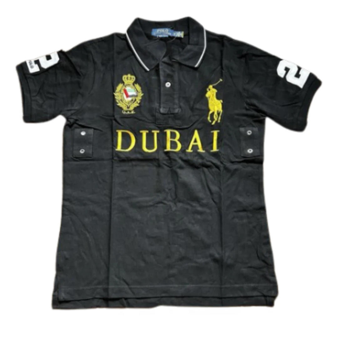 Ralph Lauren Polo Shirt Chief Keef Dubai Black