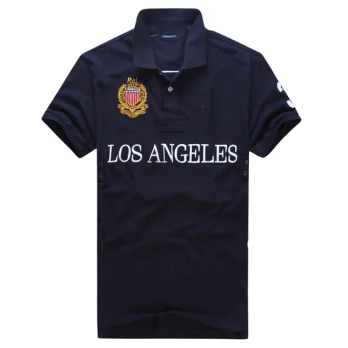 Ralph Lauren Polo Shirt Chief Keef LA Navy Blue