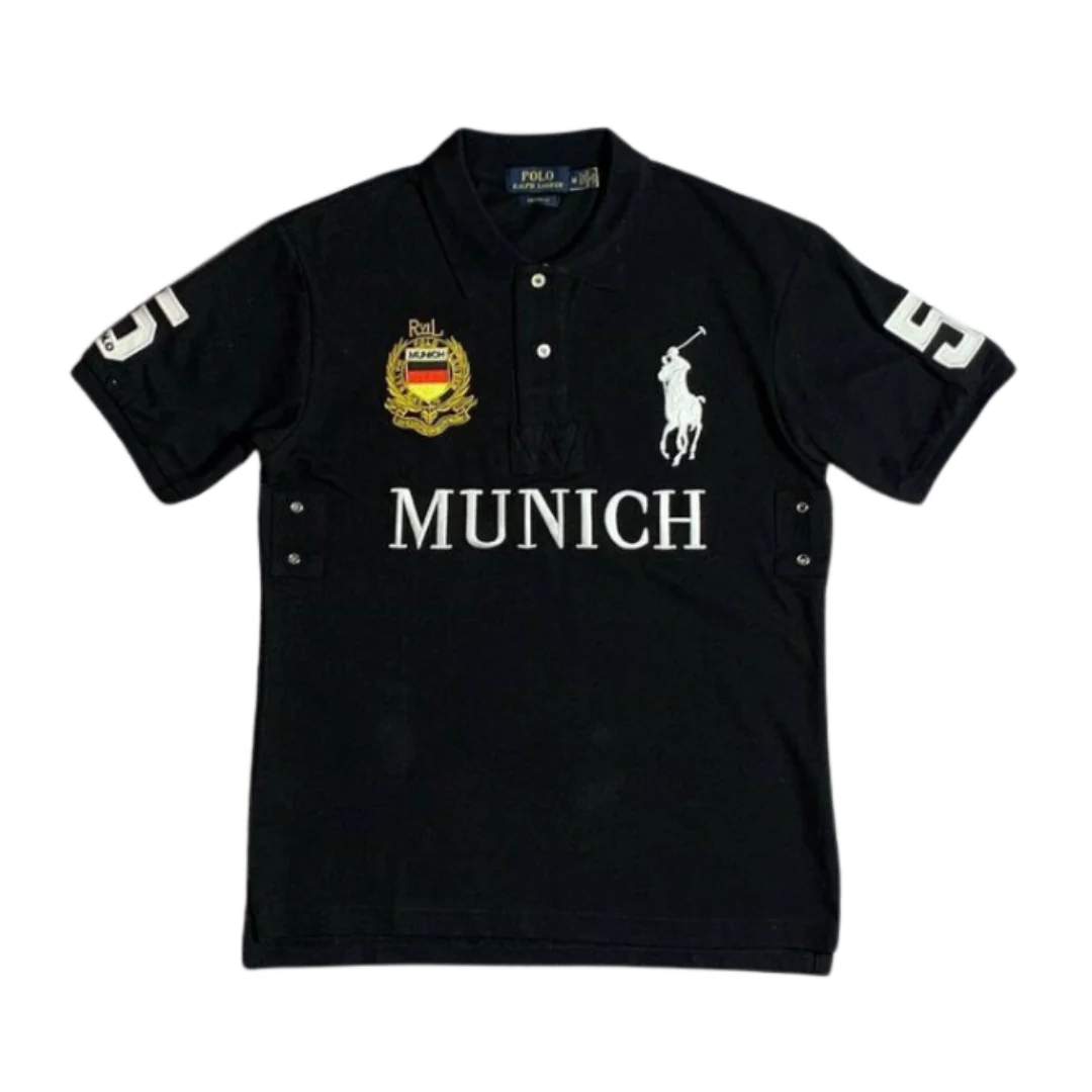 Ralph Lauren Polo Shirt Chief Keef Munich Black