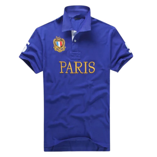 Ralph Lauren Polo Shirt Chief Keef Paris Blue