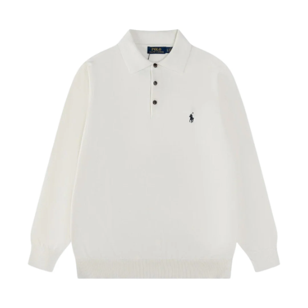 Ralph Lauren Polo Sweater White