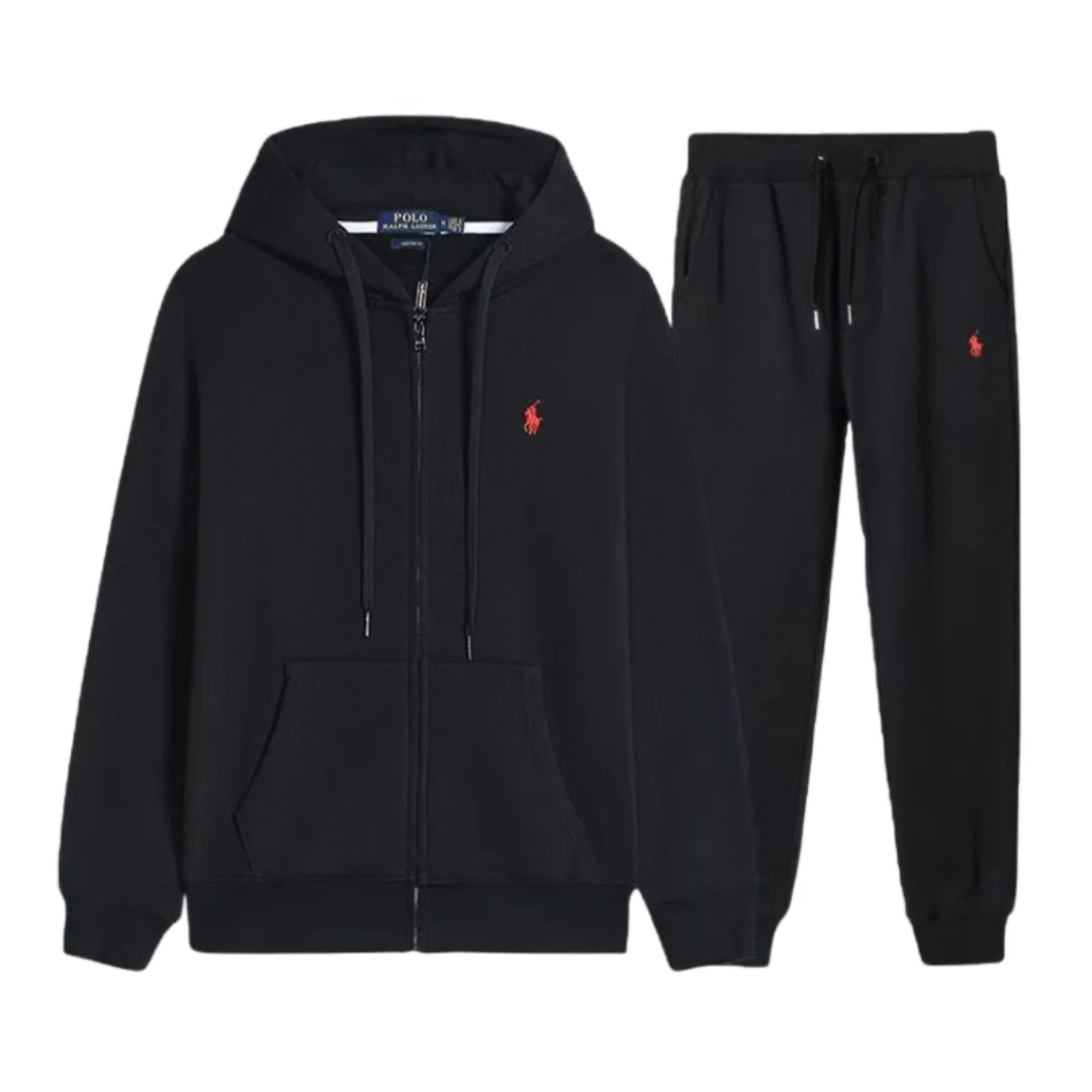 Ralph Lauren Red Icon Sweatsuit Black