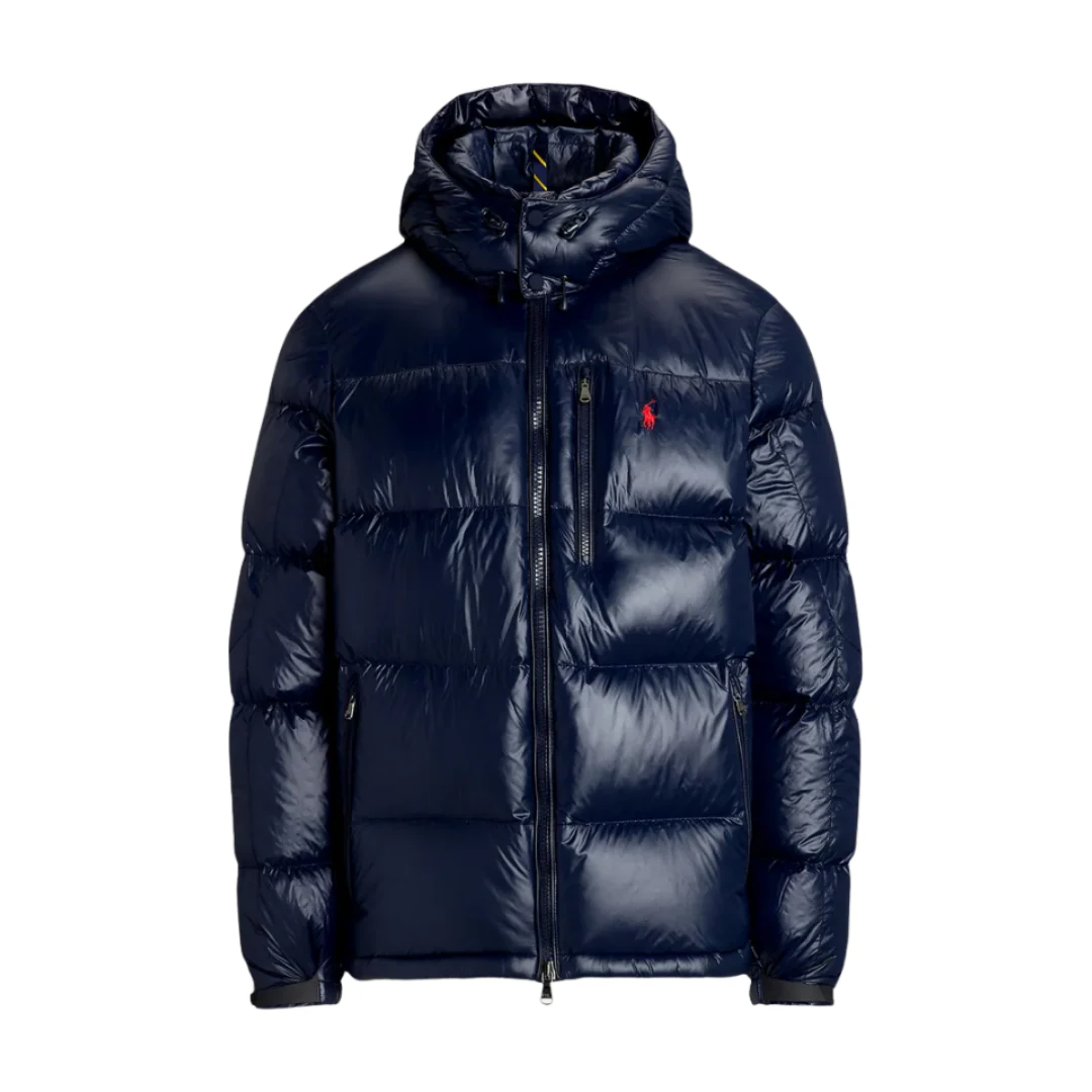 Ralph Lauren Shiny Puffer Jacket Blue