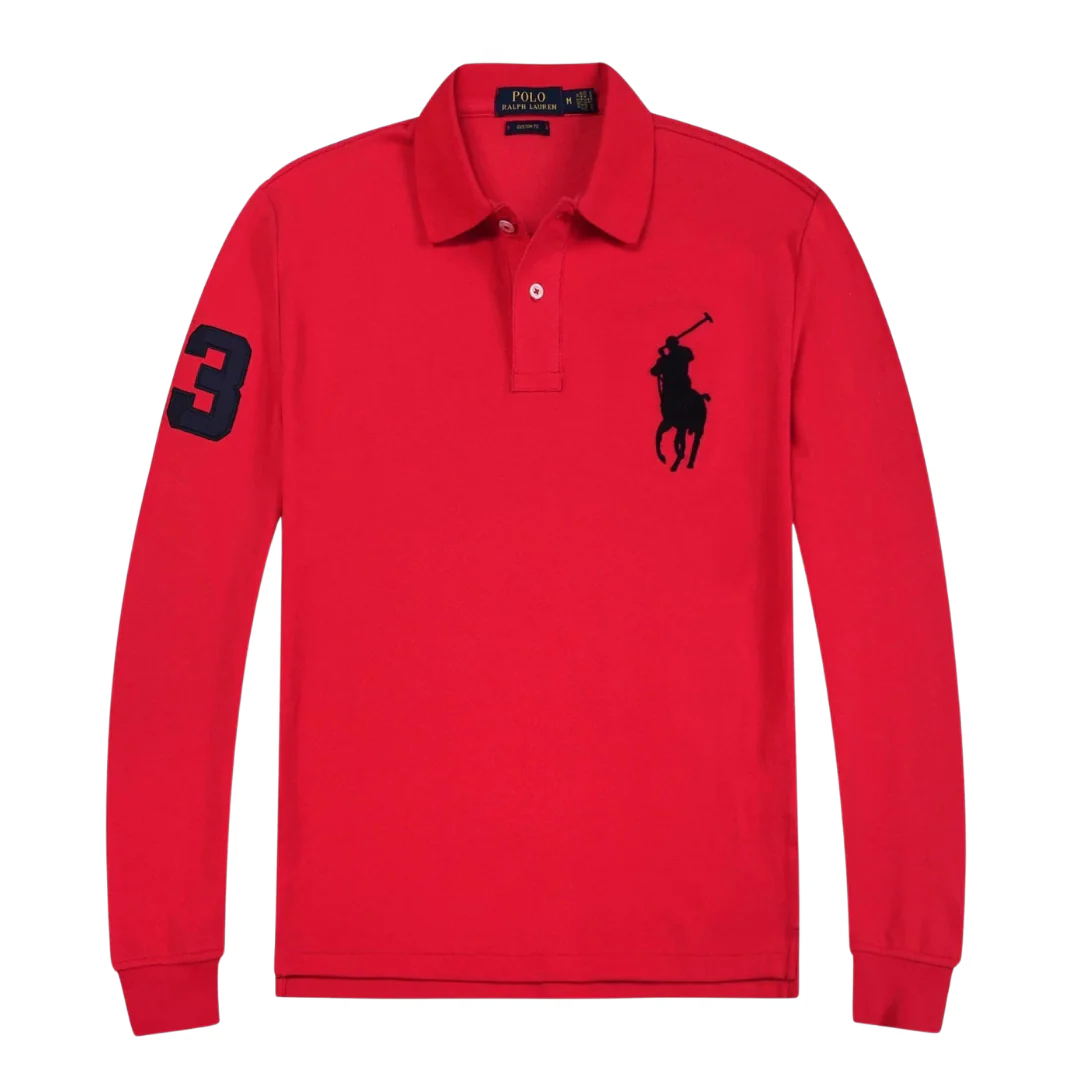 Ralph Lauren Slim Fit Polo Shirt Red