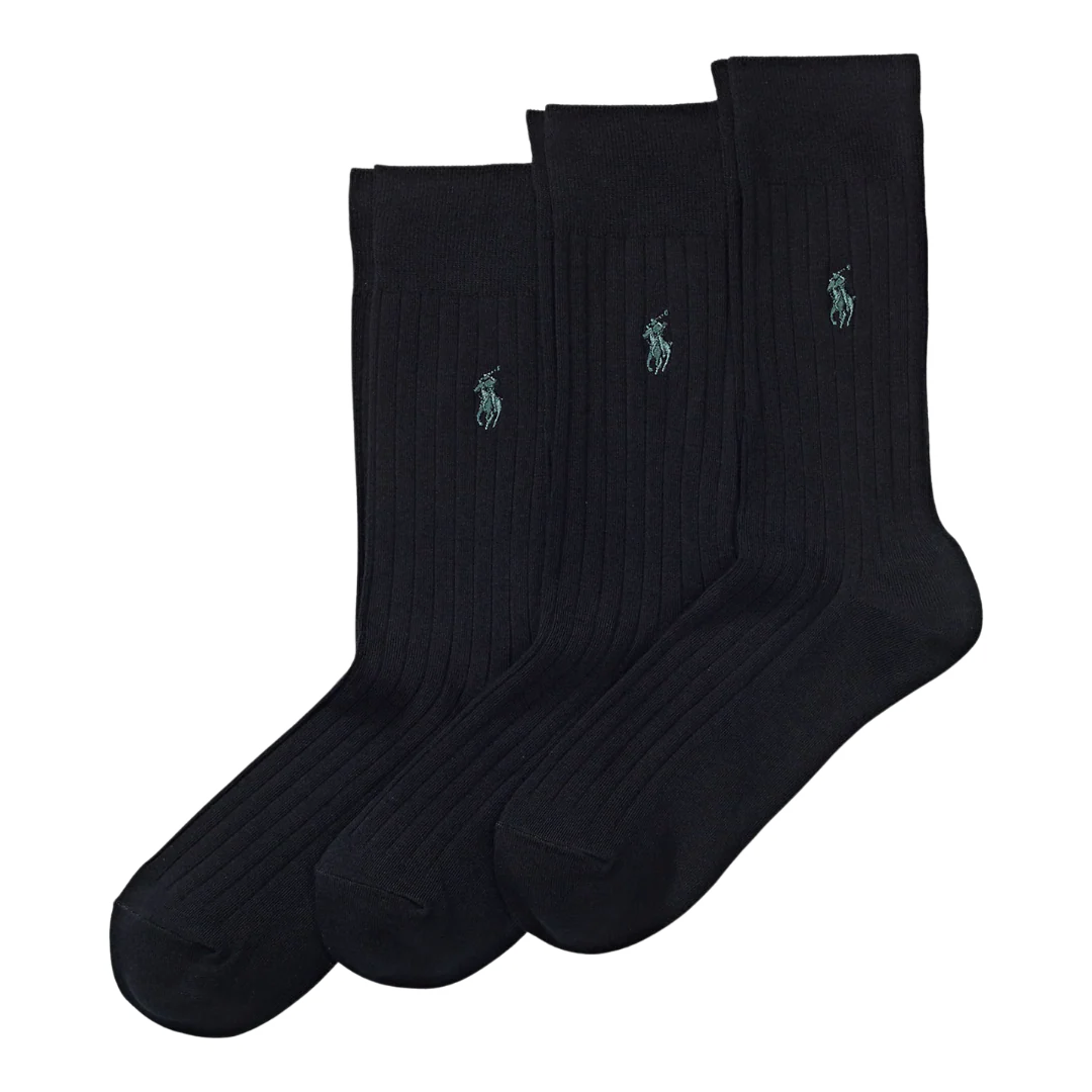 Ralph Lauren Socks Black (3-Pairs)