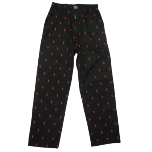 Ralph Lauren Pyjama Pants Black Red