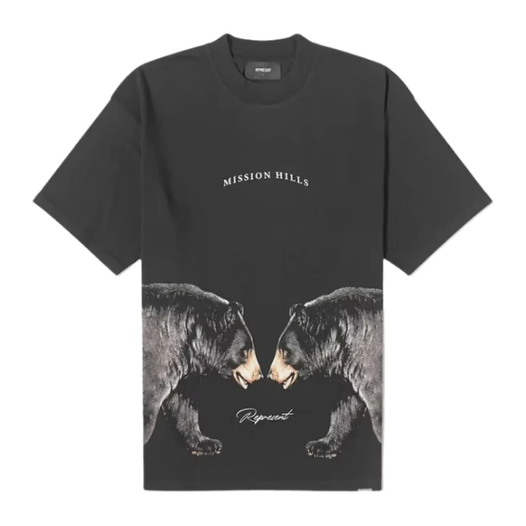 Represent Mission Hills T-Shirt Black