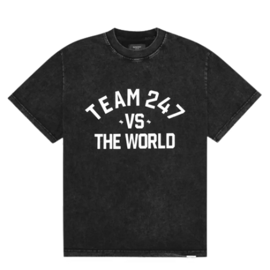 Represent Team 247 Oversized T-Shirt Black