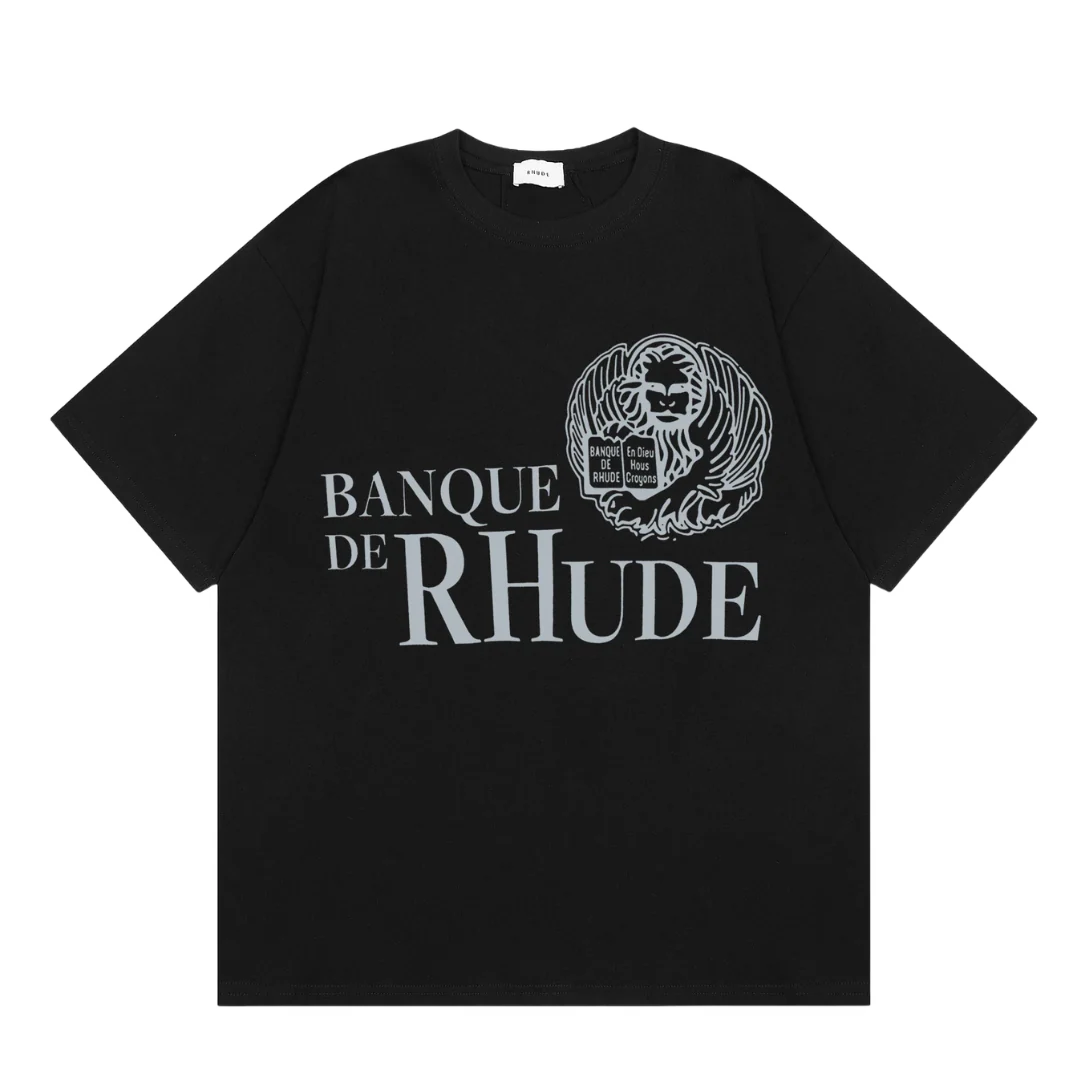 Rhude Banque de Rhude T-Shirt Black