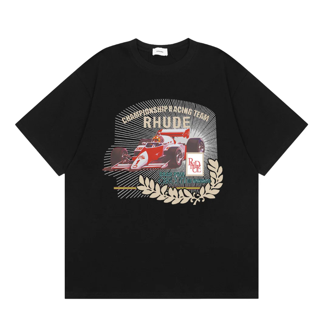 Rhude Grand Prix T-Shirt Black