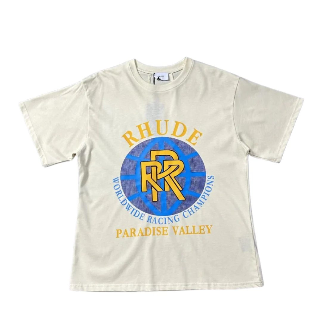 Rhude Worldwide Champions T-Shirt White