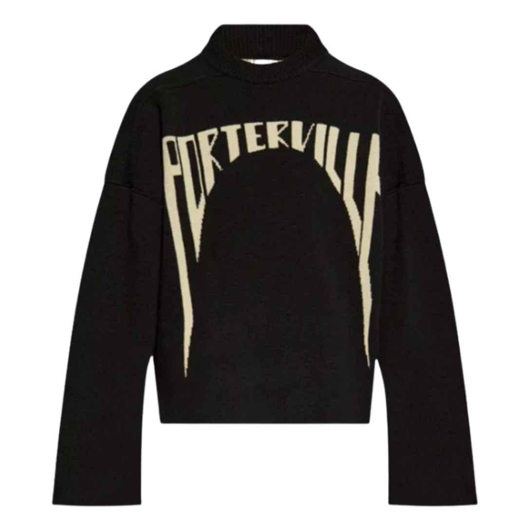 Rick Owens Porterville Jumbo Sweater Black