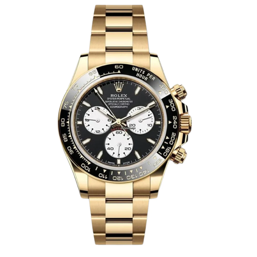 Rolex Cosmograph Daytona Le Mans Gold Case Transparent Back Wristwatch (High Quality)