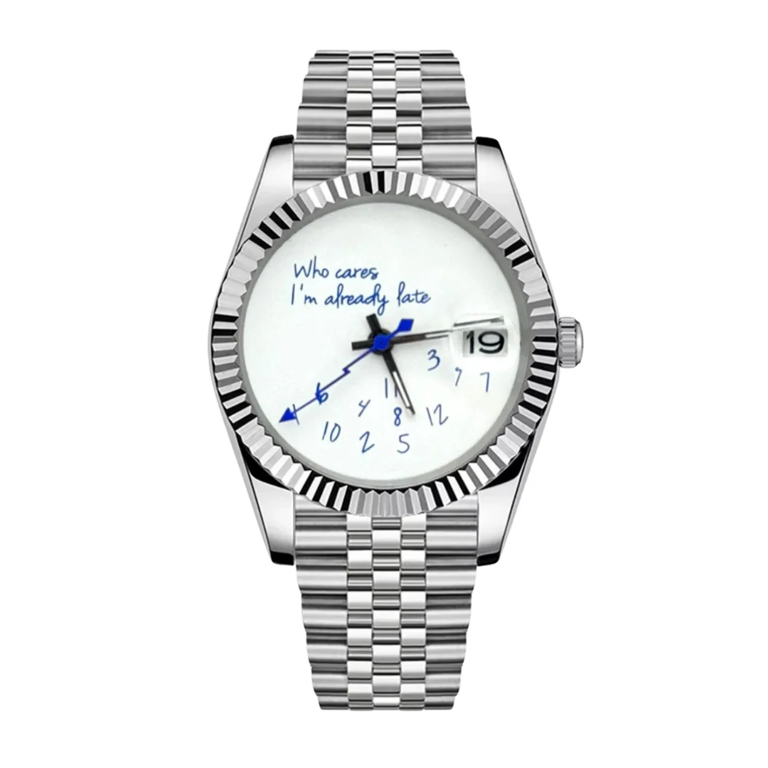 Rolex Datejust "Who Cares Im Already Late"