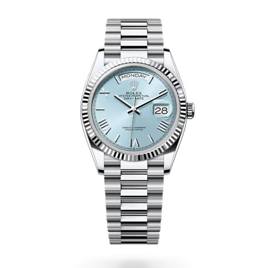 Rolex Oyster Perpetual Datejust 40DD Ice Blue Dial & Silver