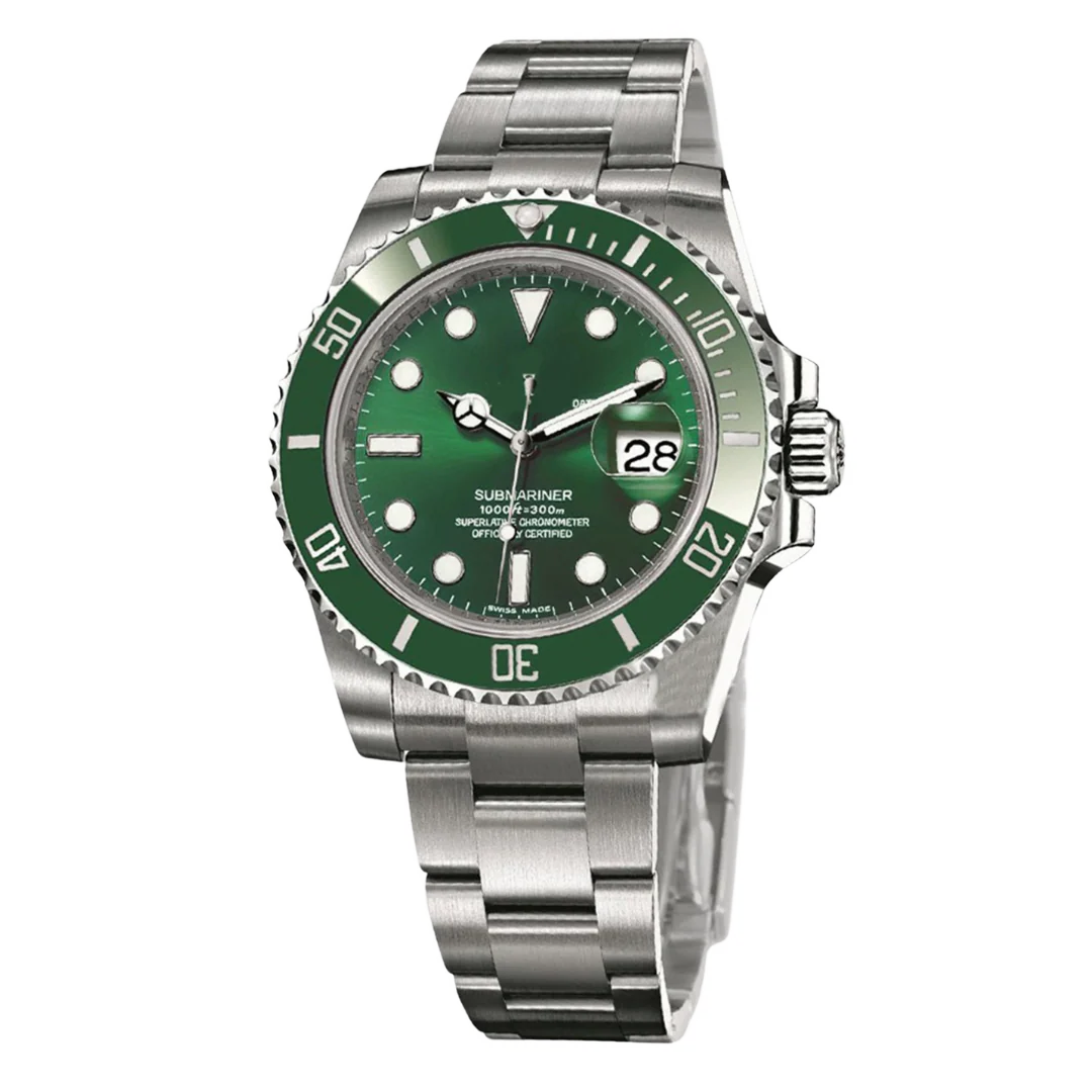 Rolex Submariner "Hulk" Watch Silver & Green (Low Quality)