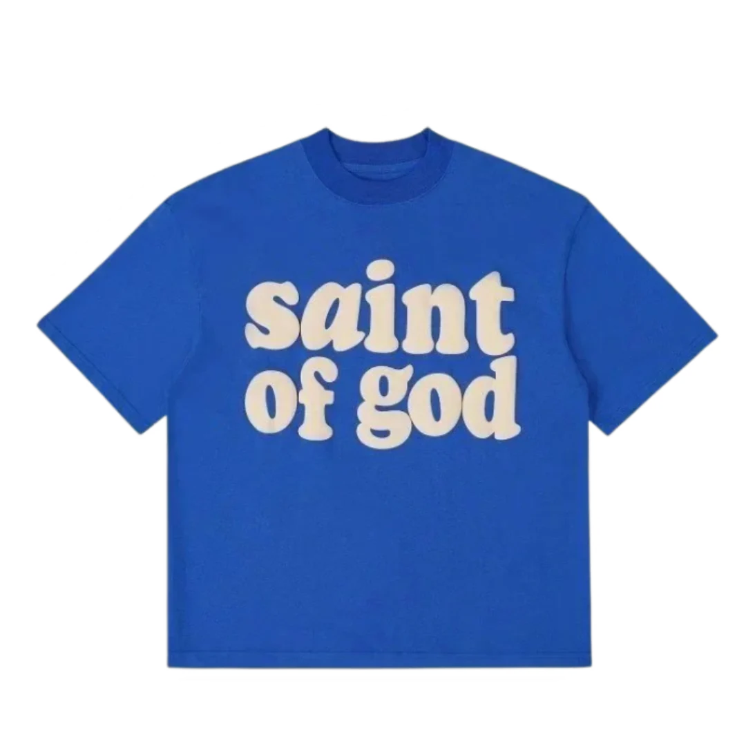 Saint Of God T-Shirt Blue
