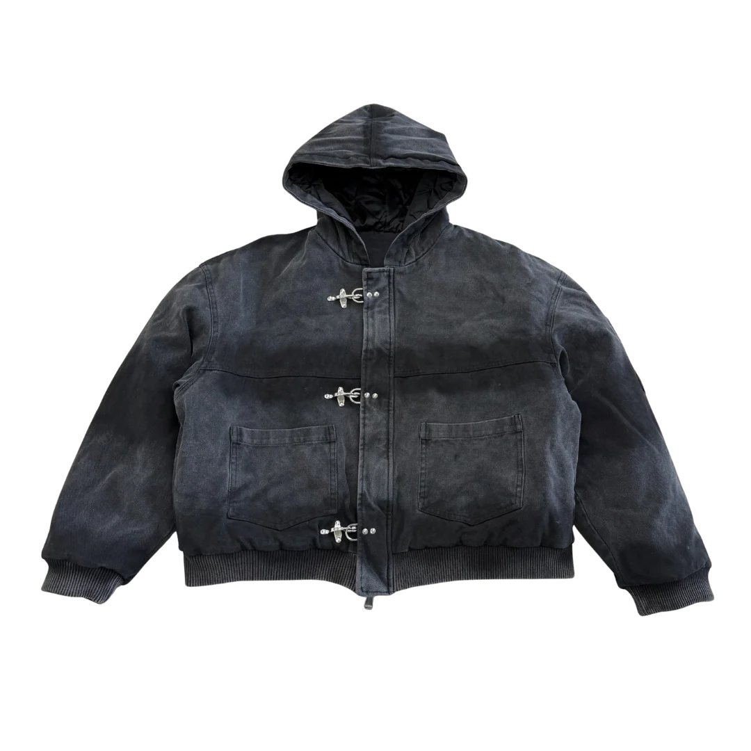 Shinzo Shige 15oz Canvas Clasp Bomber Jacket