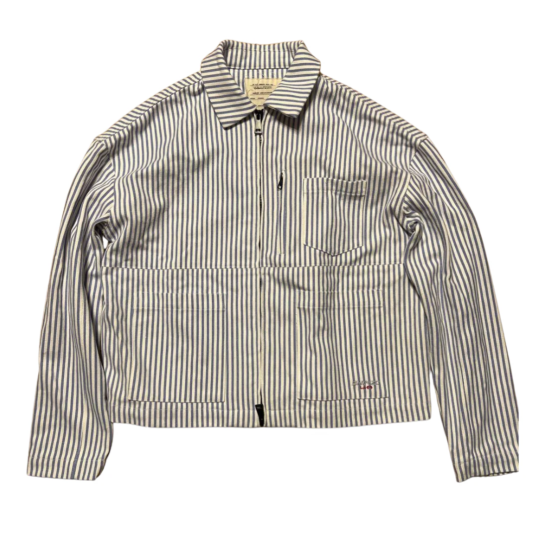 Shinzobrand Tomokazu Pinstripe Canva Shirt